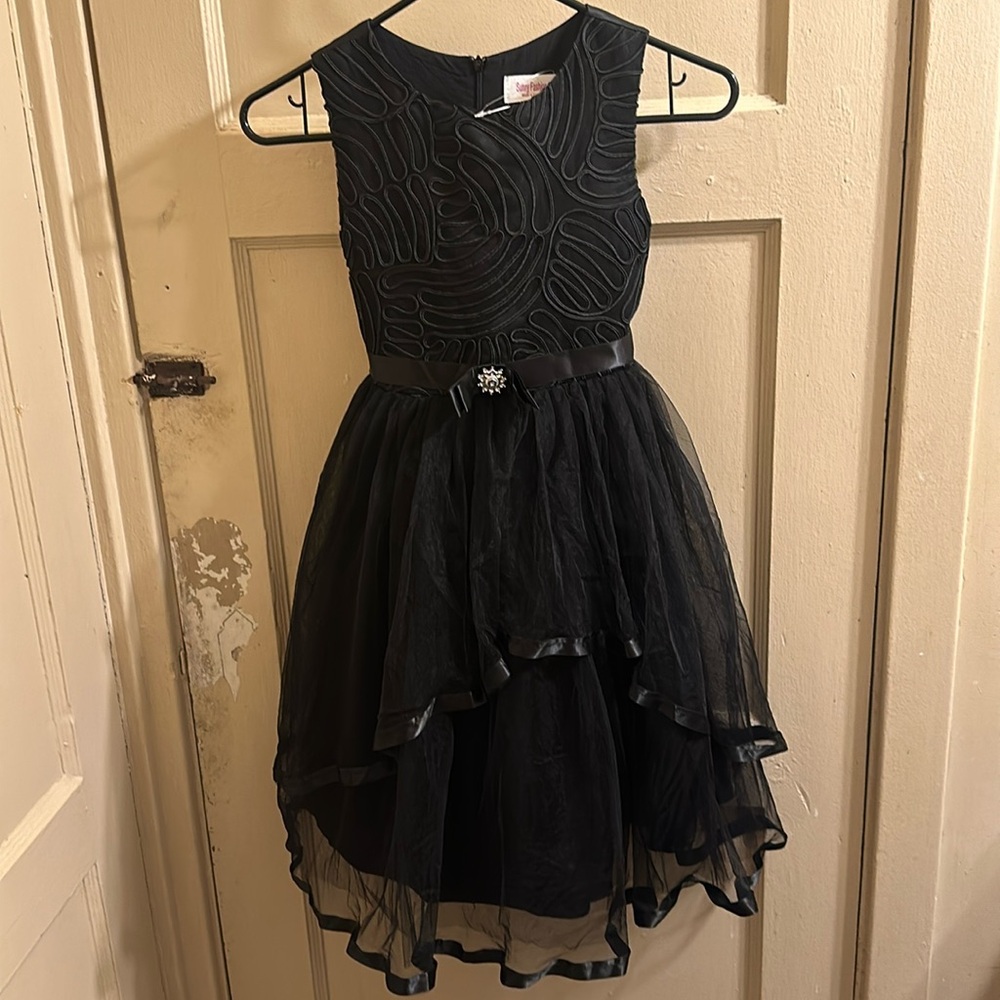Flower Girls Dress Black